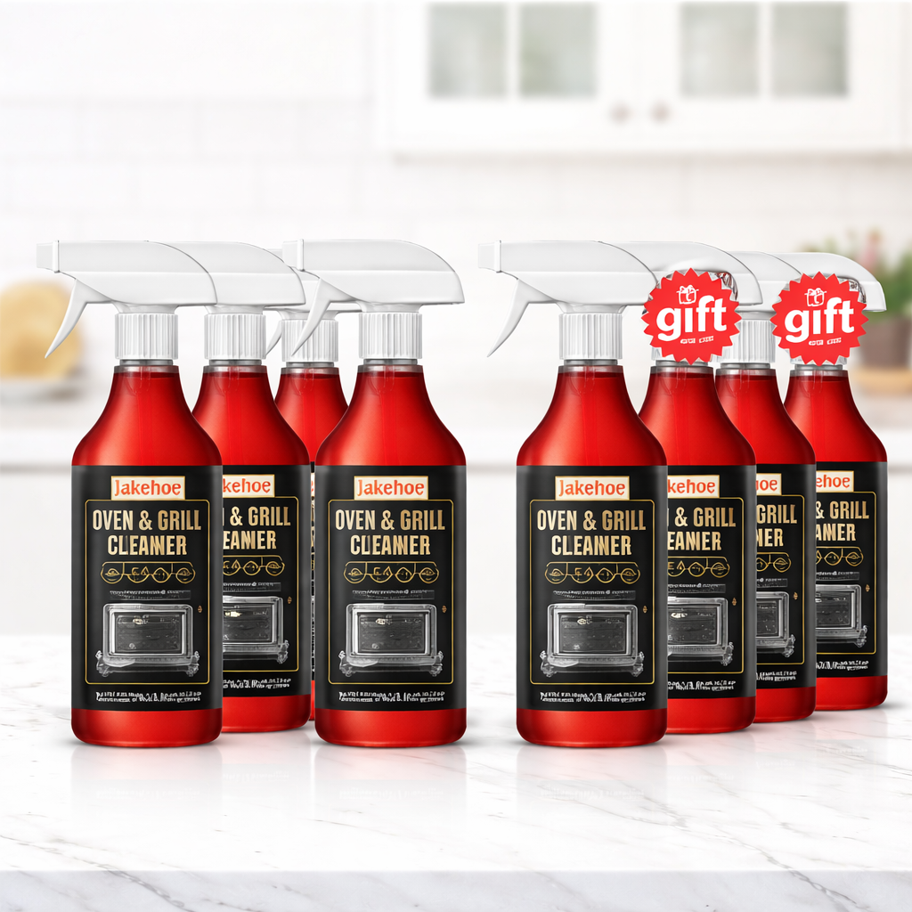 🧼 ✨ Oven & Grill Cleaner Spray – Dissolves Grease in 5 Mins, No Scrubbing & Eliminates Odors