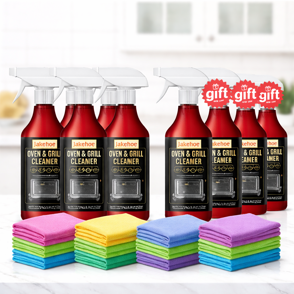 🧼 ✨ Oven & Grill Cleaner Spray – Dissolves Grease in 5 Mins, No Scrubbing & Eliminates Odors