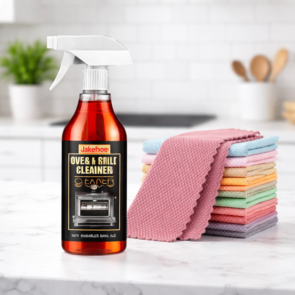 🧼 ✨ Oven & Grill Cleaner Spray – Dissolves Grease in 5 Mins, No Scrubbing & Eliminates Odors