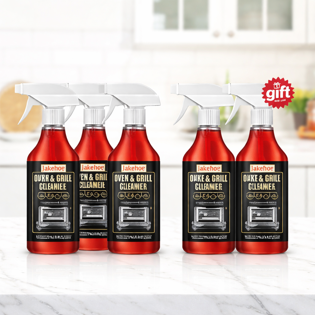 🧼 ✨ Oven & Grill Cleaner Spray – Dissolves Grease in 5 Mins, No Scrubbing & Eliminates Odors