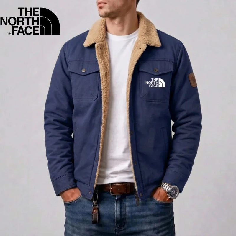 Mens Sherpa Lined Utility Jacket