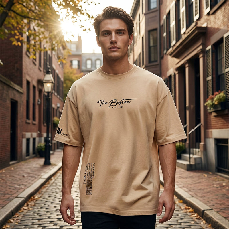 ⏳Time-Limited Special⏰Urban Cotton Blend Tee – From Day to Night