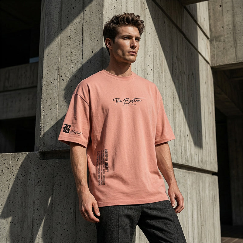 ⏳Time-Limited Special⏰Urban Cotton Blend Tee – From Day to Night