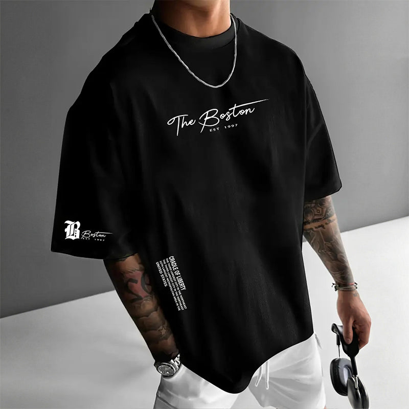 ⏳Time-Limited Special⏰Urban Cotton Blend Tee – From Day to Night