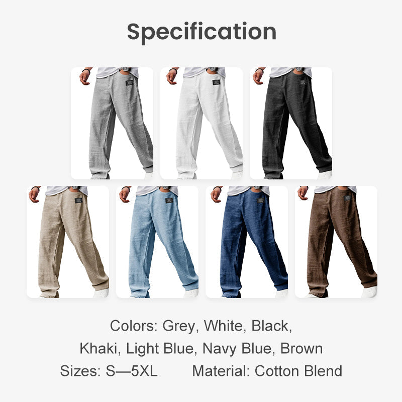 💕LAST DAY SALE 70% OFF!!💕Breathable Straight-Leg Trousers for Men