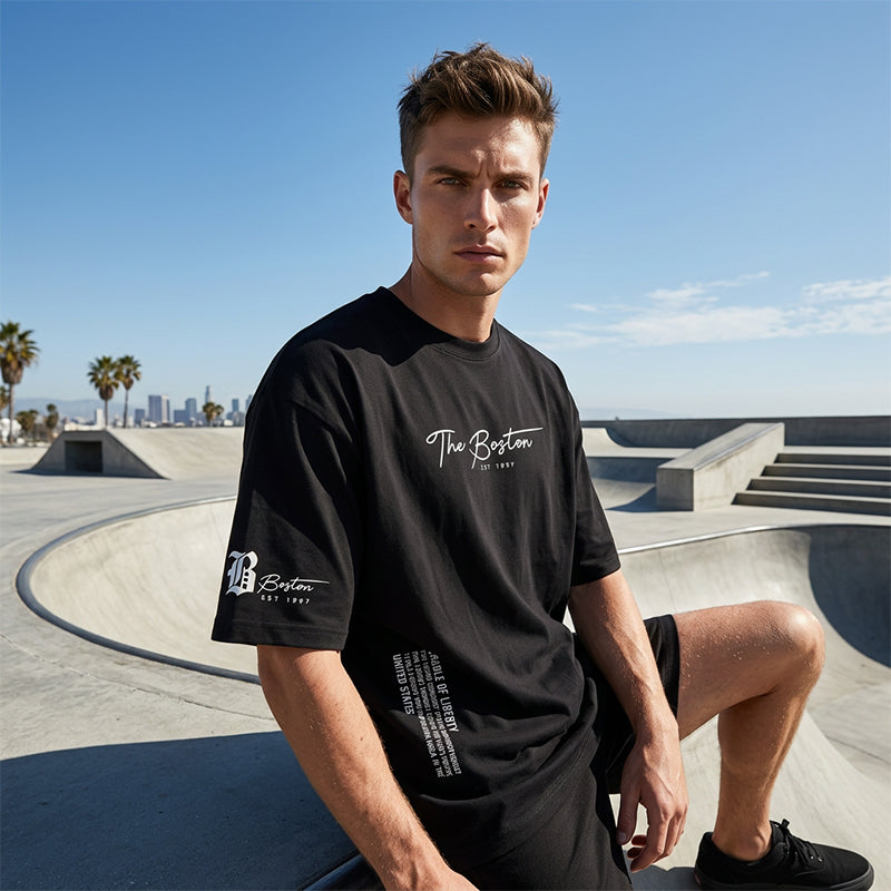 ⏳Time-Limited Special⏰Urban Cotton Blend Tee – From Day to Night