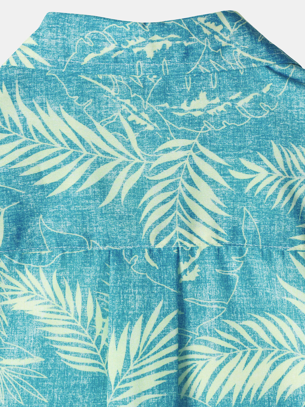 Men‘s Tropical Print Hawaiian Pocket Casual Short Sleeve Shirts