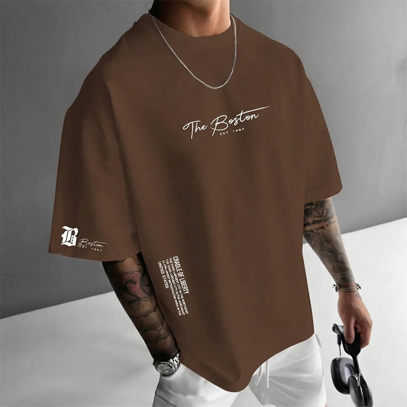 ⏳Time-Limited Special⏰Urban Cotton Blend Tee – From Day to Night