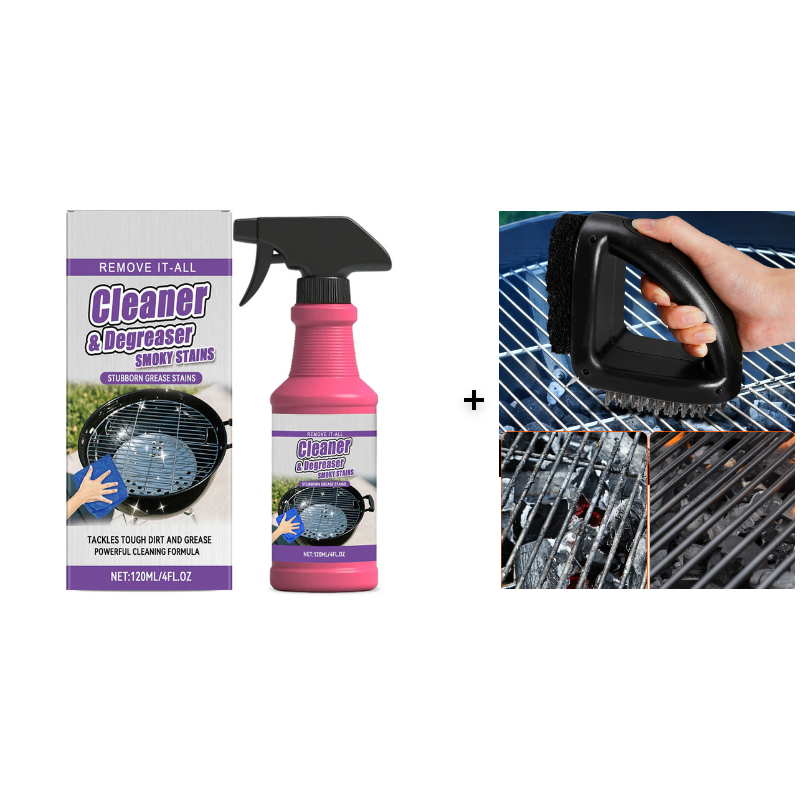 🧽 Every Home Needs This🏠 Fast-Acting Heavy-Duty Grill Degreaser Spray
