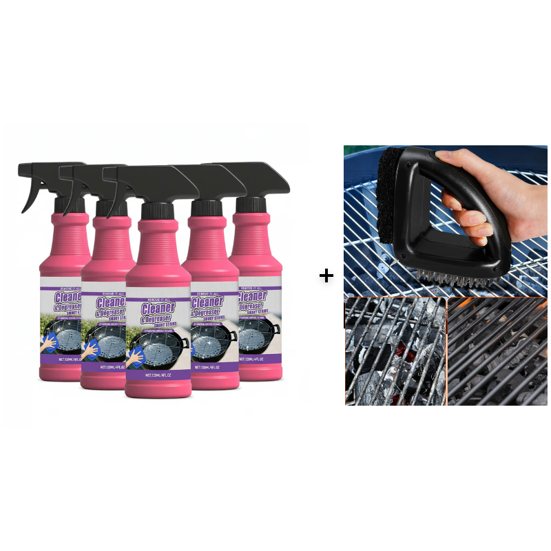🧽 Every Home Needs This🏠 Fast-Acting Heavy-Duty Grill Degreaser Spray