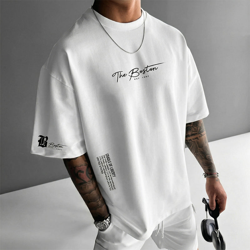 ⏳Time-Limited Special⏰Urban Cotton Blend Tee – From Day to Night