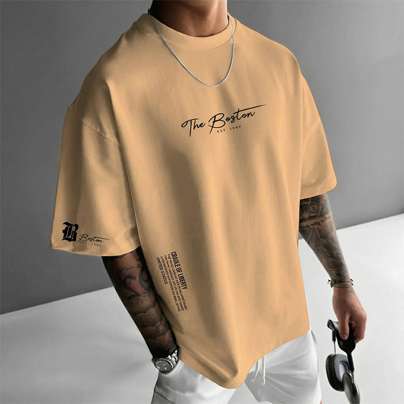 ⏳Time-Limited Special⏰Urban Cotton Blend Tee – From Day to Night