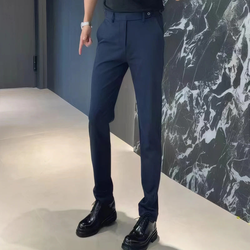 🔥50% OFF🔥 Men's Stretch Suit Trousers, Wrinkle-Resistant, All-Day Comfort