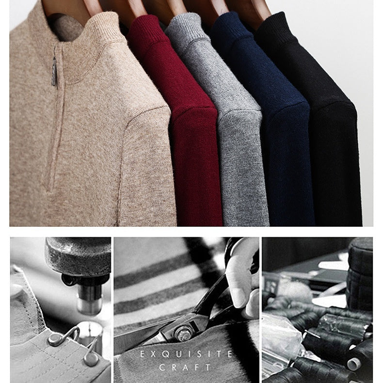 🔥 LAST DAY PROMOTION - 50%OFF 🔥Men's Half-Turtleneck Sweater