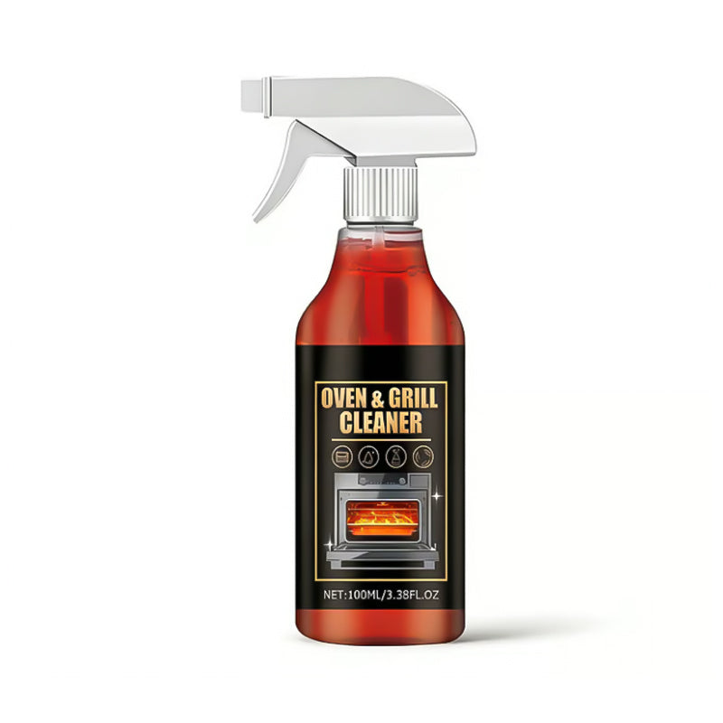 🧼 ✨ Oven & Grill Cleaner Spray – Dissolves Grease in 5 Mins, No Scrubbing & Eliminates Odors