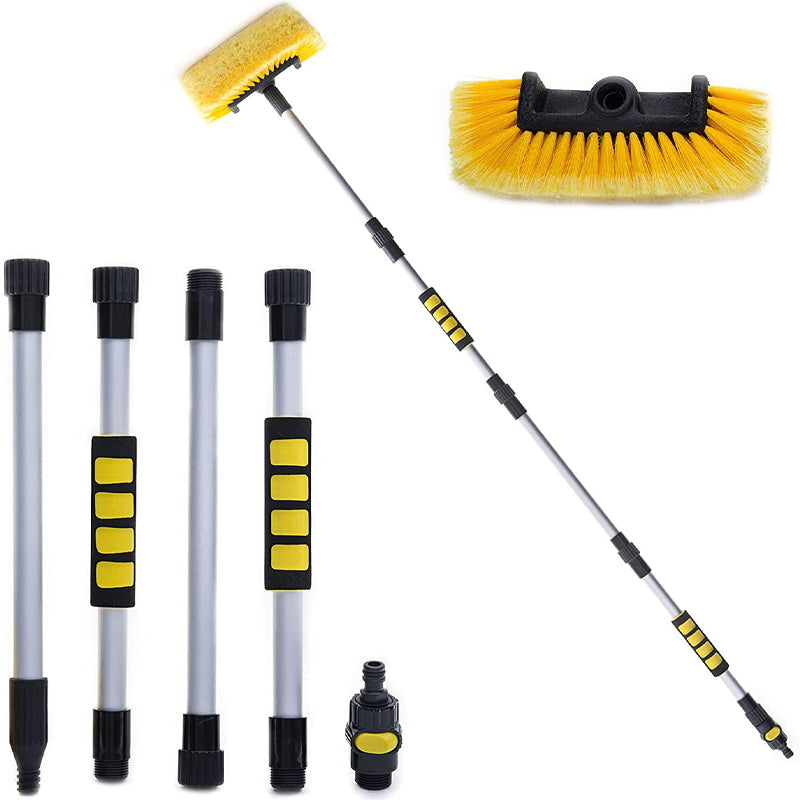 🚗 Clan Your Car Without Bending 60" Extendable Brush Reach Every Spot Fast No Scratches🧼💦