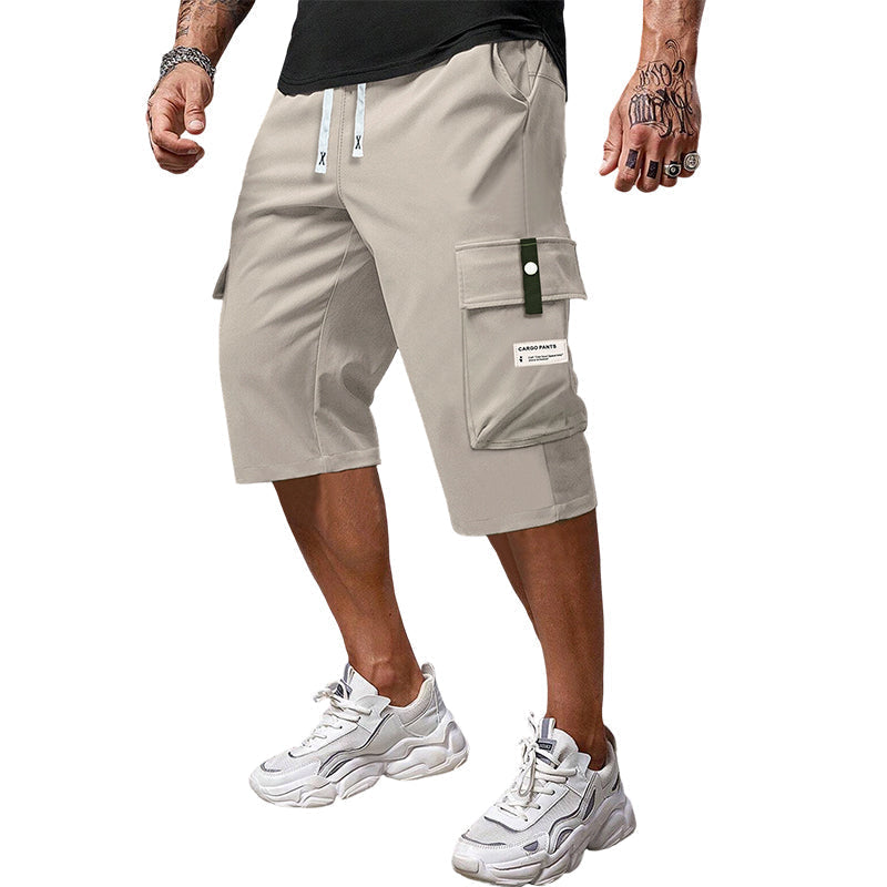 ⏳LAST DAY SALE 50% OFF !!📢Men's Casual Drawstring Capri Cargo Pants