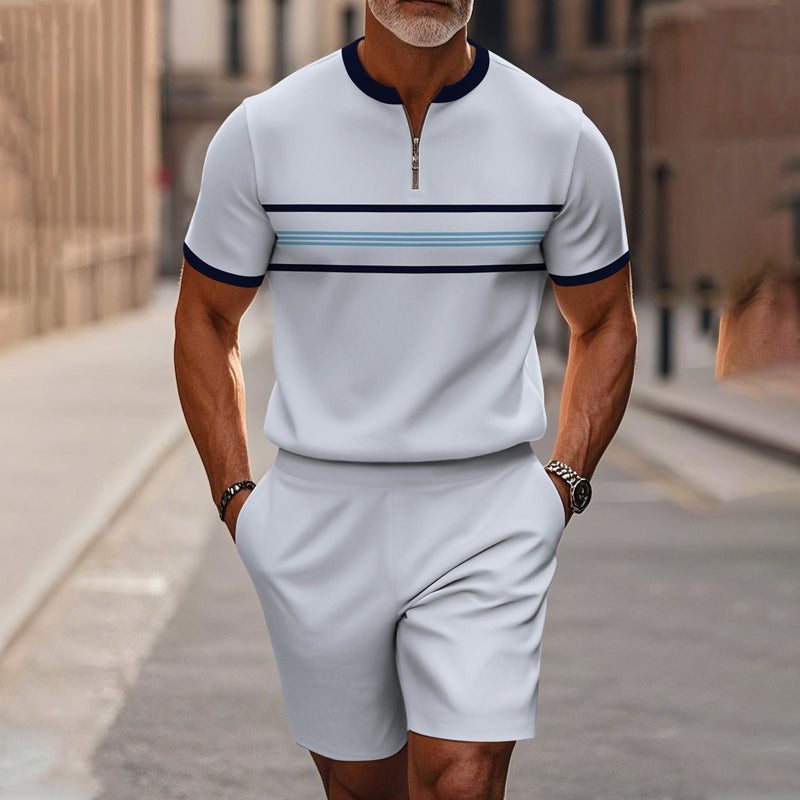 🎁New arrival 50% OFF💥Classic Men Cozy Quarter-Zip Tracksuit Set – Perfect for Home & Outdoor