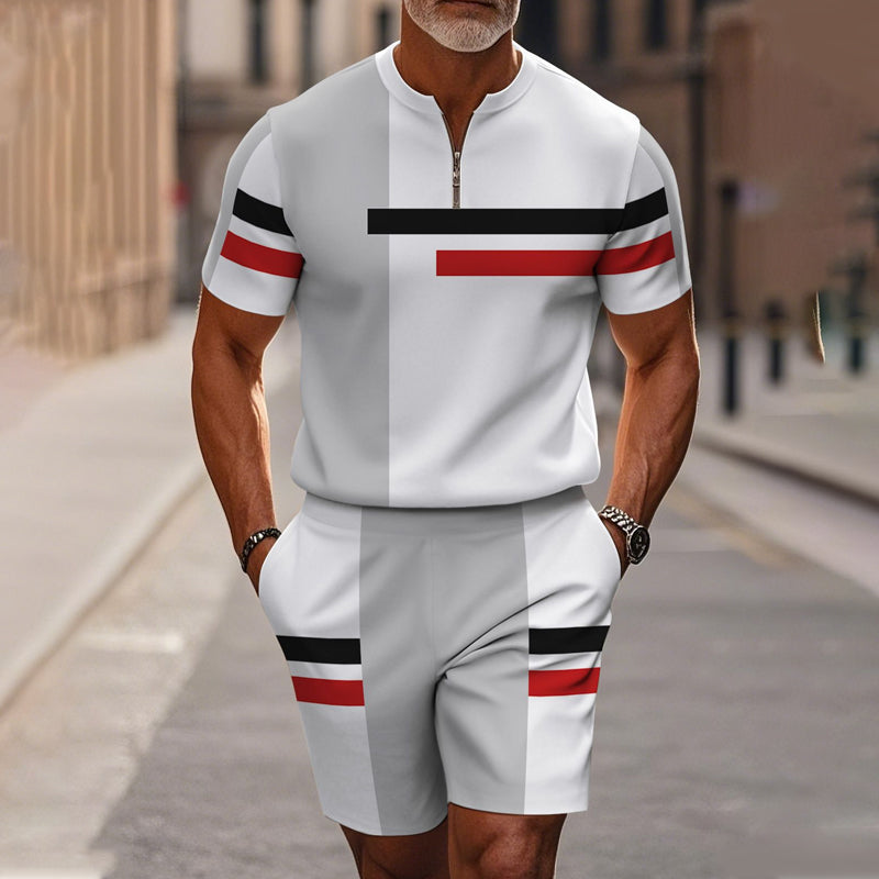 🎁New arrival 50% OFF💥Classic Men Cozy Quarter-Zip Tracksuit Set – Perfect for Home & Outdoor