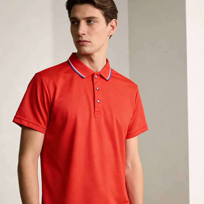 Men's Classic Short-Sleeve Collared Shirt Set