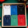 Men's Classic Short-Sleeve Collared Shirt Set