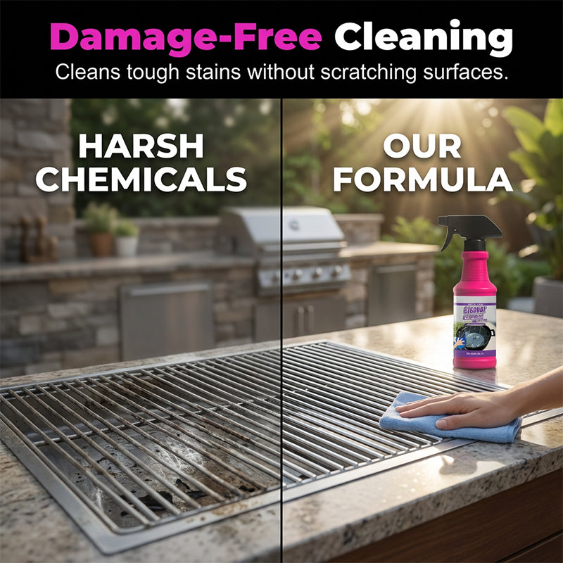 🧽 Every Home Needs This🏠 Fast-Acting Heavy-Duty Grill Degreaser Spray