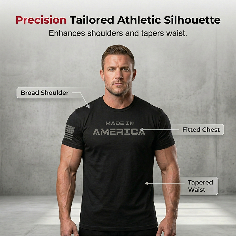 👕 FLASH SALE: 50% OFF! 🏃 Men's Athletic Fit Crew Neck Tee – Breathable Cotton, Perfect Stretch & Versatile Gym to Street ✨