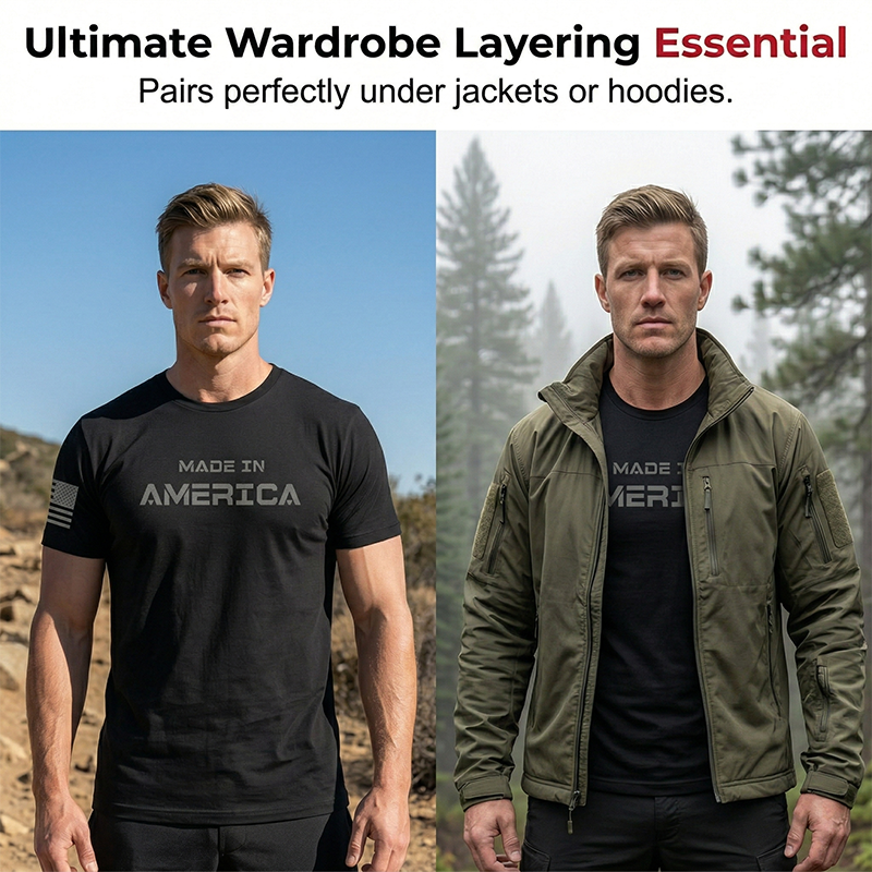 👕 FLASH SALE: 50% OFF! 🏃 Men's Athletic Fit Crew Neck Tee – Breathable Cotton, Perfect Stretch & Versatile Gym to Street ✨