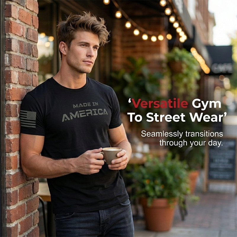 👕 FLASH SALE: 50% OFF! 🏃 Men's Athletic Fit Crew Neck Tee – Breathable Cotton, Perfect Stretch & Versatile Gym to Street ✨