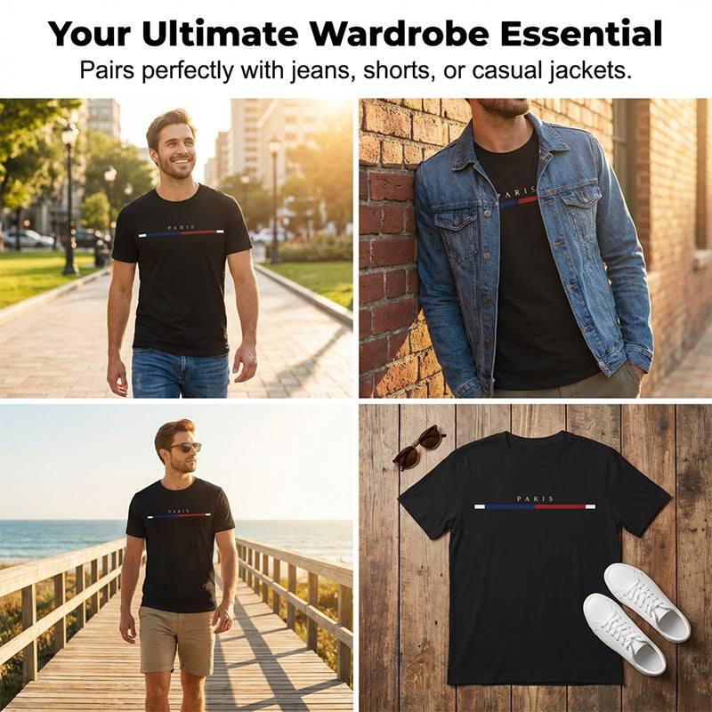 Minimalist Graphic Tee for Men