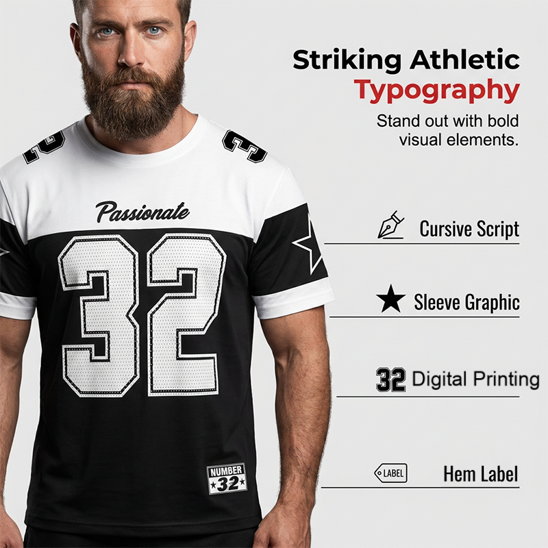 Men's Casual Graphic Print T-Shirt