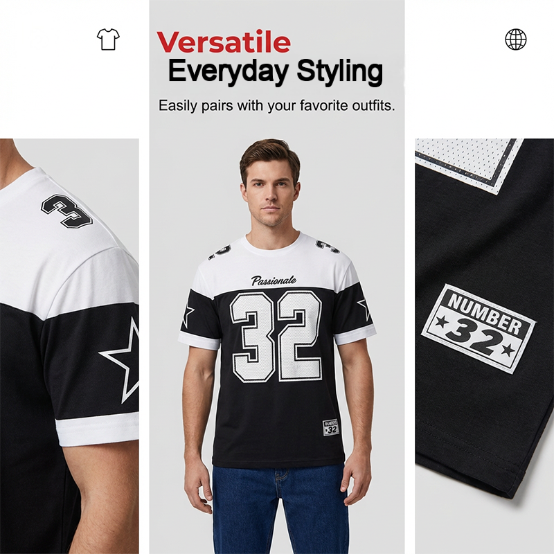 Men's Casual Graphic Print T-Shirt