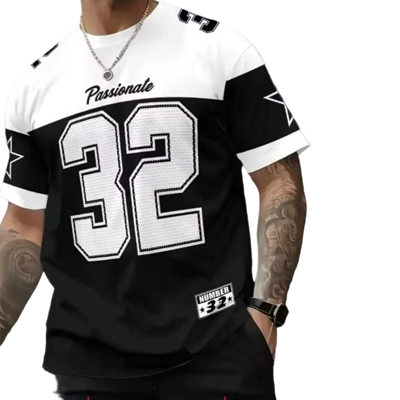Men's Casual Graphic Print T-Shirt