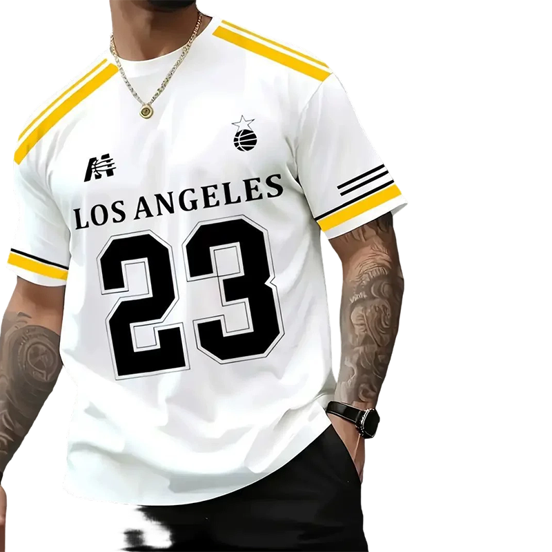 Men's Casual Graphic Print T-Shirt