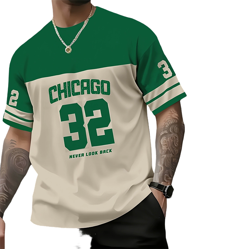 Men's Casual Graphic Print T-Shirt