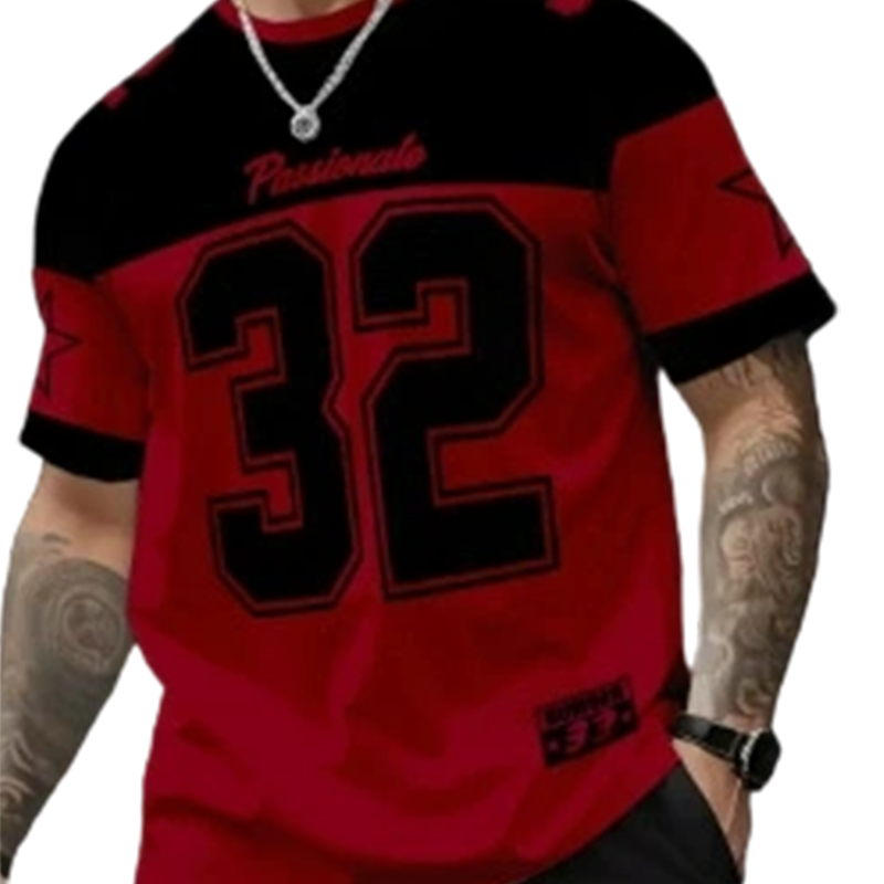 Men's Casual Graphic Print T-Shirt