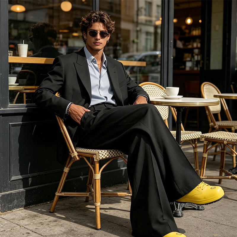 👖 LIMITED-TIME 50% OFF! 🍃 Men's Minimalist Wide-Leg Pants – Structured Seams, Premium Fabric, Versatile ✨