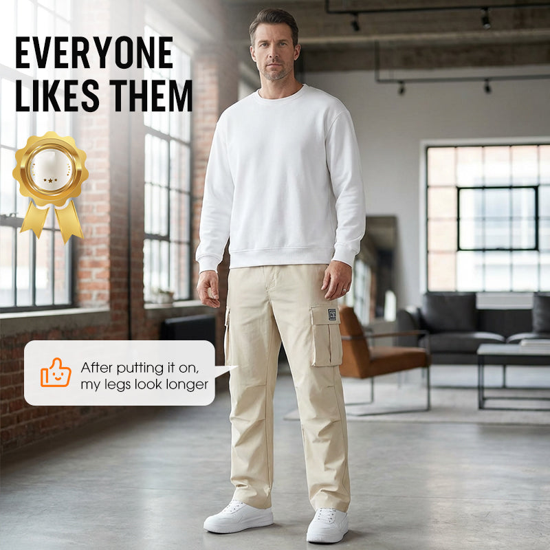 👖 LIMITED-TIME 50% OFF! ✨ Men's Cargo Pants – Multi-Pockets, Stretch, Casual ✨