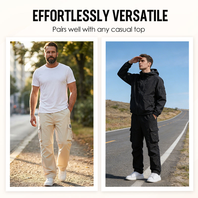 👖 LIMITED-TIME 50% OFF! ✨ Men's Cargo Pants – Multi-Pockets, Stretch, Casual ✨