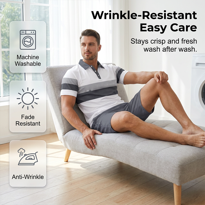 👕 LIMITED-TIME 50% OFF! 💥 Men's Two-Piece Shirt and Shorts Set – Digital Print, Athletic Fit, Wrinkle Resistant ✨