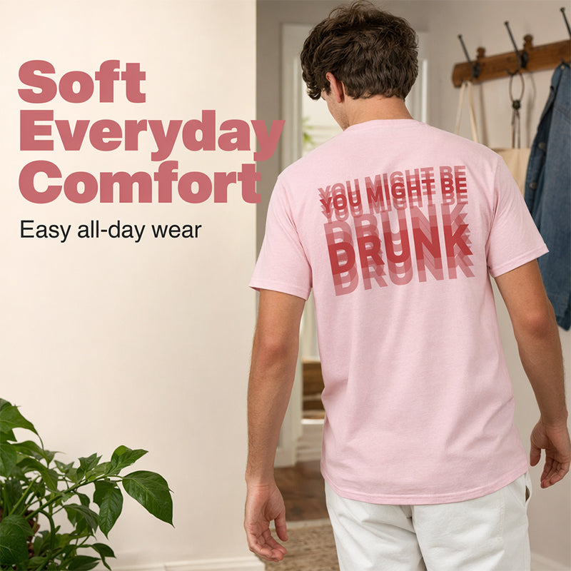 Men's Short Sleeve Crew Neck Graphic Shirt
