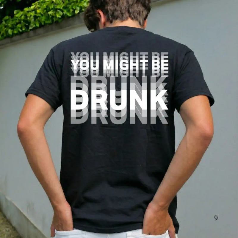 Men's Short Sleeve Crew Neck Graphic Shirt